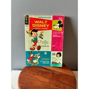 Vintage Walt Disney Comics Digest No. 6 Gold Key 1960s Mickey Donald